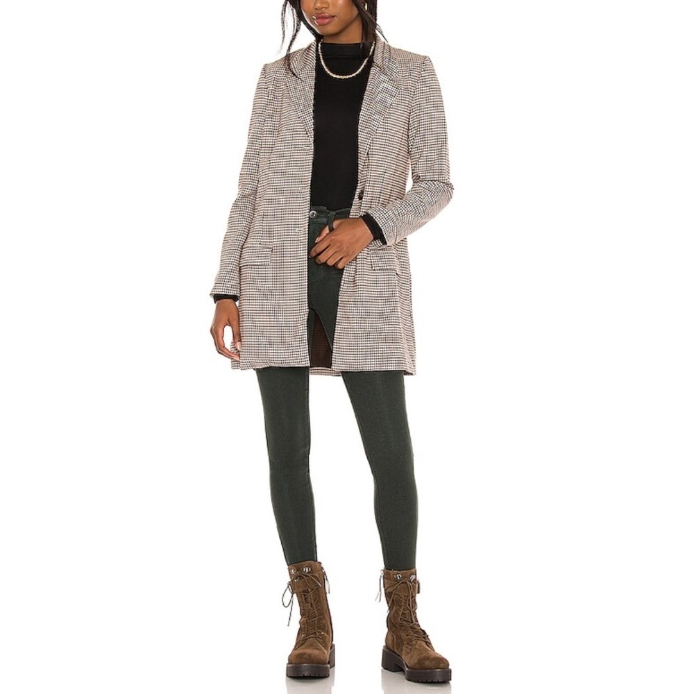 NWT Pistola Aline High Rise Skinny Coated Green Gables Size 26